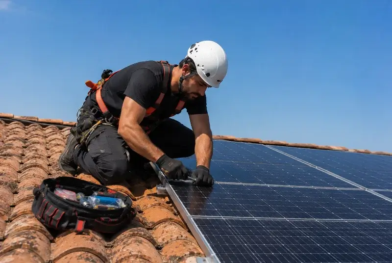 Maintenance et monitoring de panneaux solaires à Gargas