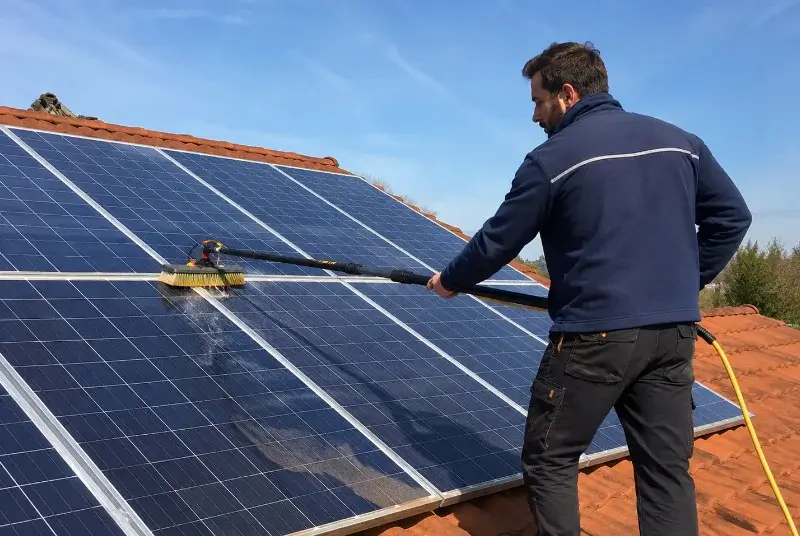 Nettoyage et entretien de panneaux solaires à Gargas