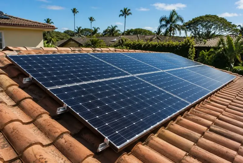 Installation de panneaux solaires à Gargas